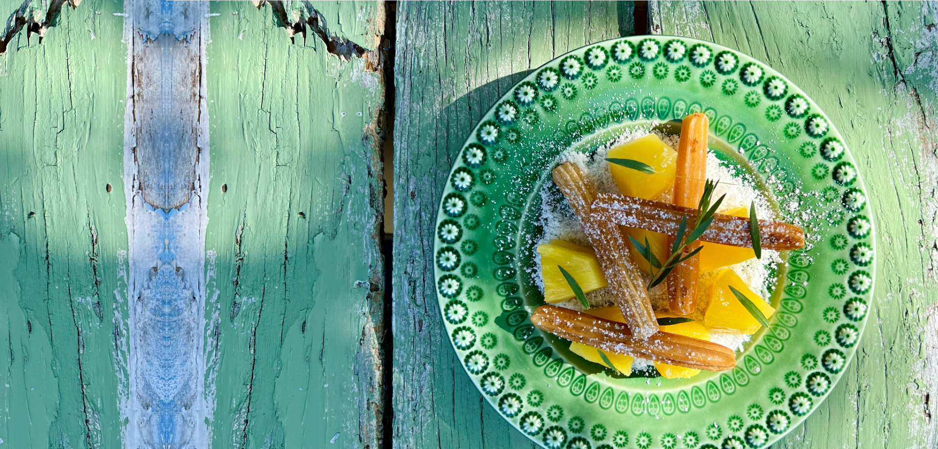 Churros ananas kokos