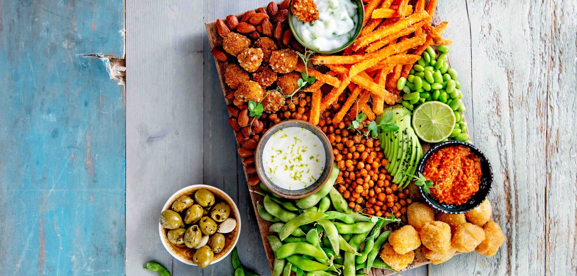 100% plant based sharing platter